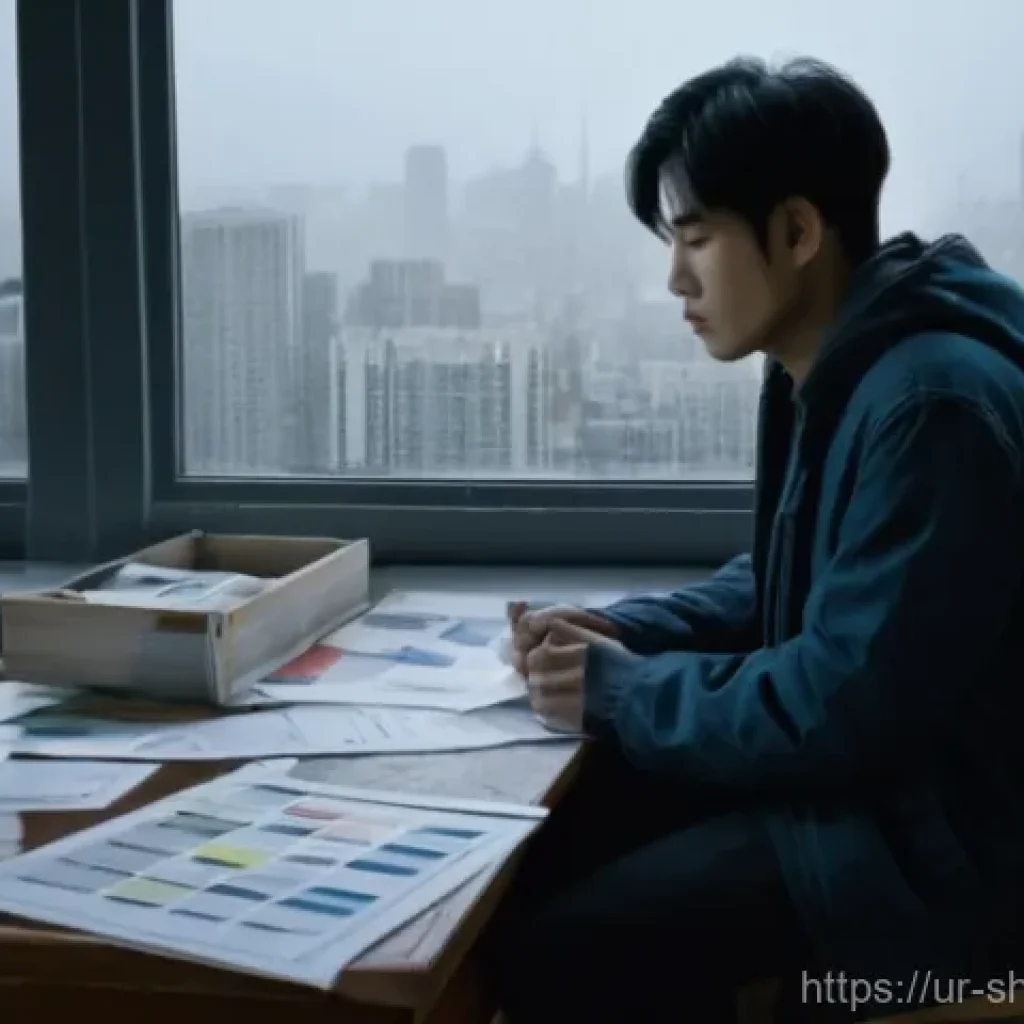 무속 삼재 부적 - **Prompt for "Samjae" (Bad Luck Cycle):**
A realistic, cinematic photograph of a young Korean ma...