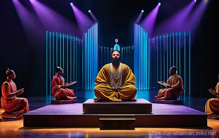 무속 음악의 현대적 해석 - Here are three detailed image prompts in English, inspired by the provided text and adhering to all ... 무속 음악의 현대적 해석 - Here are three detailed image prompts in English, inspired by the provided text and adhering to all ...